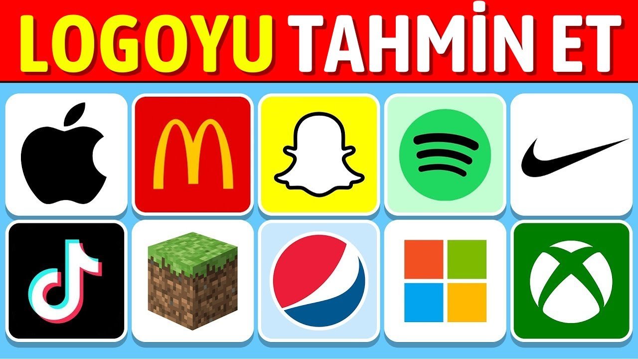 Logoların İsmini Tahmin Et ! 🤔 Logoları Ne Kadar Tanıyorsun ?🧠 Logo Testi