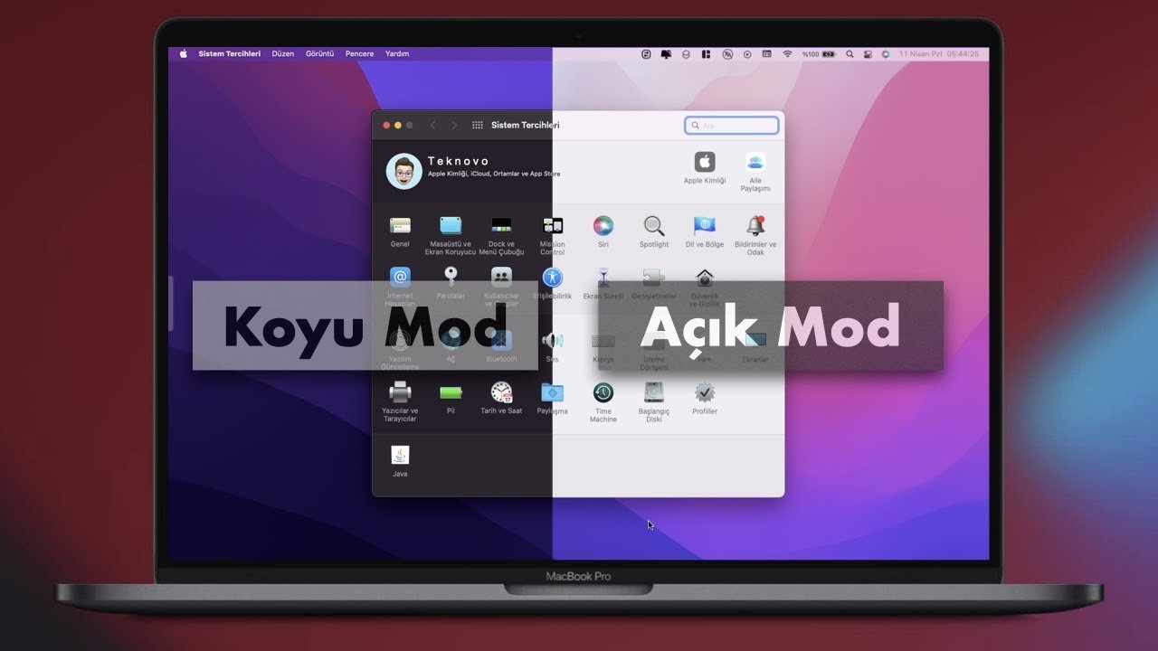 MACBOOK KARANLIK MOD NASIL KULLANILIR?