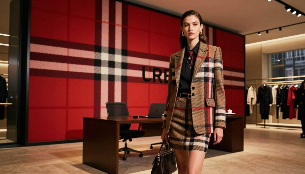Burberry çizgi desen ve marka dönüşümü