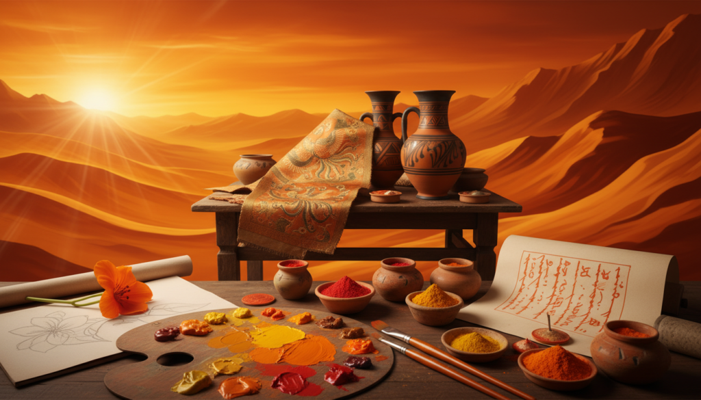 Turuncu rengin tarihçesi ve kültürel arka planı