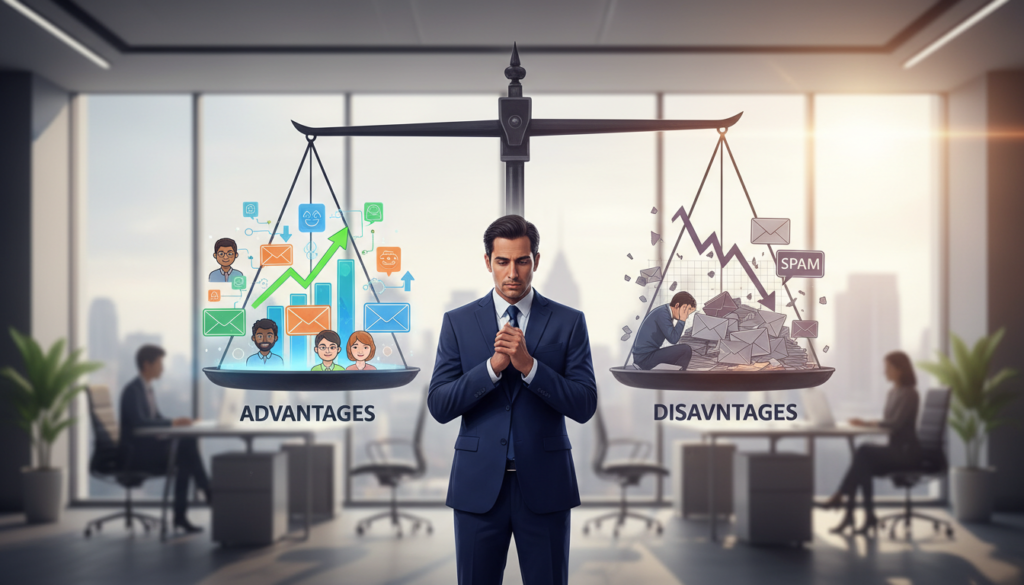 e-posta pazarlaması avantajları dezavantajları