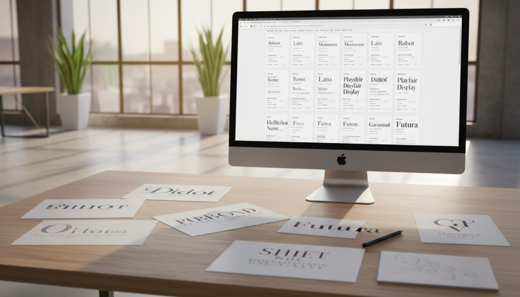 google fonts ve ücretsiz font kaynakları