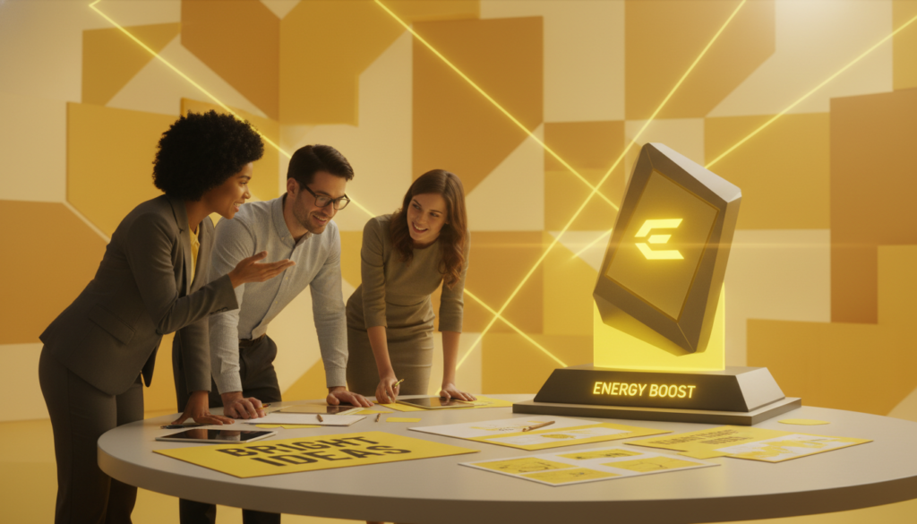 marka iletişimi sarı renk