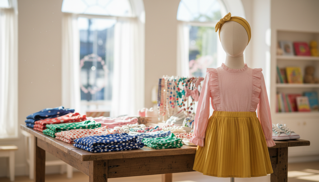 kız çocuk giyim renk uyumu