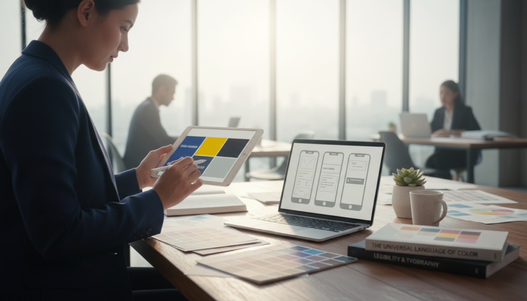 kontrast ve okunabilirlik