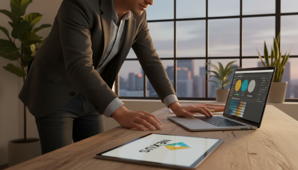 logo tasarımı mockup uygulamaları