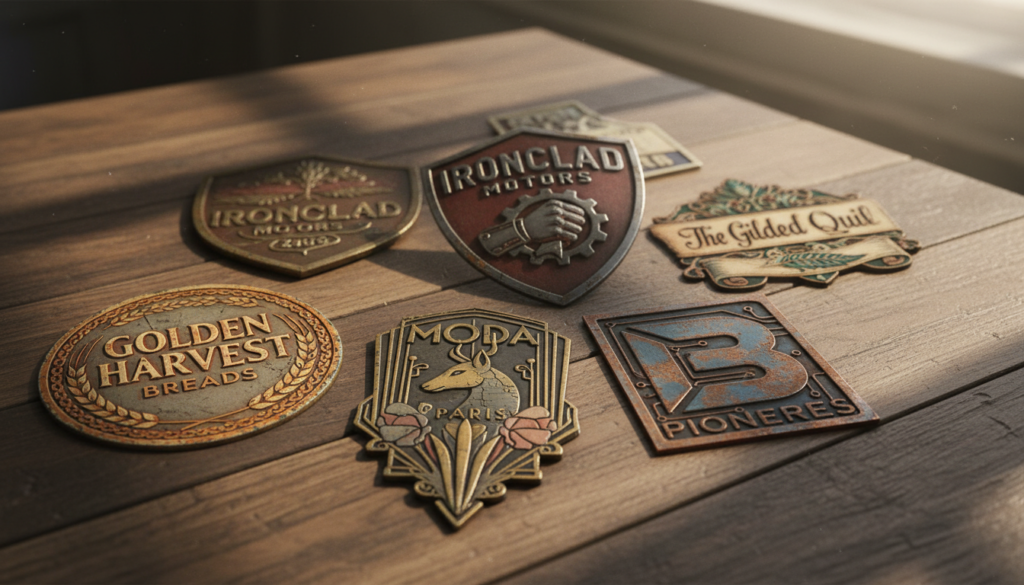 sektörel vintage logo çeşitleri